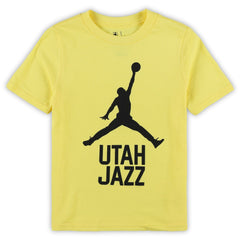NBA - Utah Jazz Jordan Brand Preschool Essential Jumpman T-Shirt - Gold