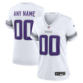 Minnesota Vikings Women's Alternate Custom Game Jersey White - Nike