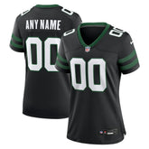 New York Jets Women's Alternate Custom Game Jersey Legacy Black - Nike
