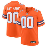 Denver Broncos Mile High Collection 1977 Throwback Custom Game Jersey Orange - Nike