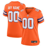 Denver Broncos Women's Mile High Collection 1977 Throwback Custom Game Jersey Orange - Nike