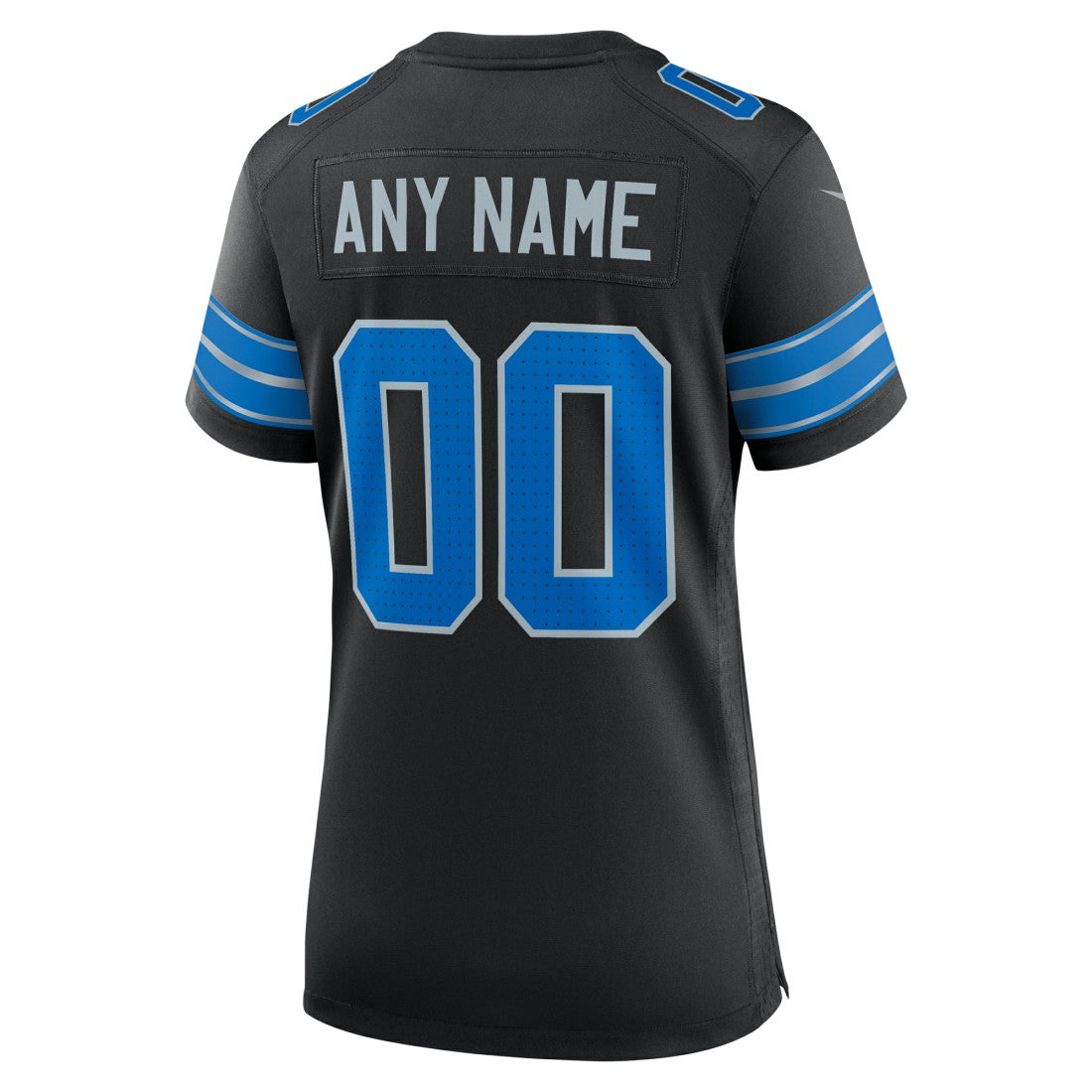 Detroit Lions Women's Alternate Custom Game Jersey - Black | NFL Jerseys