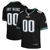 Philadelphia Eagles Youth Alternate Custom Game Jersey Black - Nike