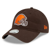 Cleveland Browns New Era Women's Core Classic 9TWENTY Adjustable Hat Brown - NFL
