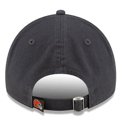 Cleveland Browns New Era Core Classic Graph 9TWENTY Adjustable Hat Graphite - NFL