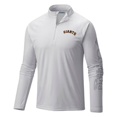 San Francisco Giants Columbia Terminal Tackle Omni-Shade Raglan Quarter-Zip Pullover Top Online