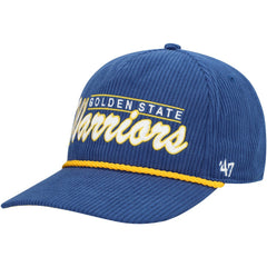47 brand - Golden State Warriors '47 Double Header Sidepatch Cord Hitch Adjustable Hat - Royal