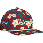 New Era - Chicago Bulls Vacation Floral Golfer Snapback Hat - Crimson