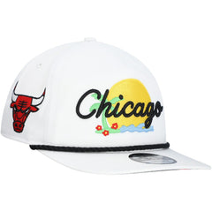 New Era - Chicago Bulls Island Oasis Golfer Snapback Hat - White