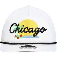 New Era - Chicago Bulls Island Oasis Golfer Snapback Hat - White