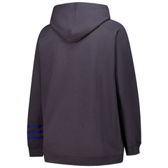 Toronto Maple Leafs - Fanatics Women's Plus Size Lightweight Fleece Raglan Pullover Hoodie Charcoal