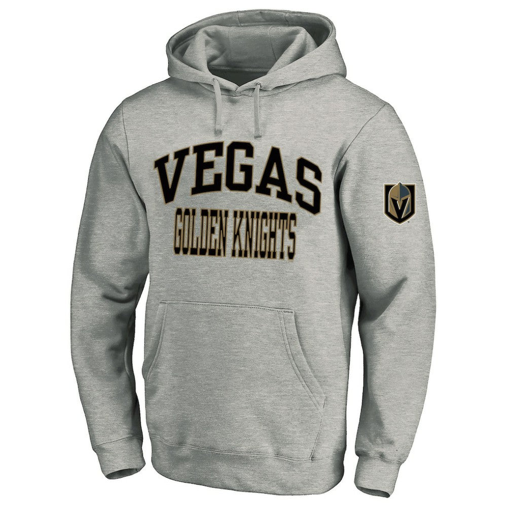 Vegas Golden Knights Fanatics Big & Tall Fleece Pullover Hoodie Heather Gray