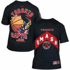 NBA - Toronto Raptors Hyperfly Unisex NBA x My Hero Academia All Might Smash T-Shirt - Black