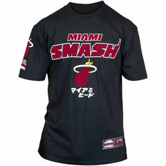 NBA - Miami Heat Hyperfly Unisex NBA x My Hero Academia All Might Smash T-Shirt - Black