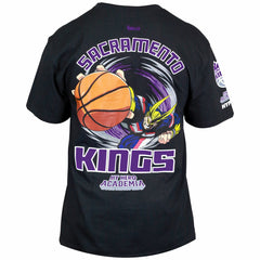 NBA - Sacramento Kings Hyperfly Unisex NBA x My Hero Academia All Might Smash T-Shirt - Black