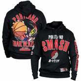 NBA - Portland Trail Blazers Hyperfly Unisex NBA x My Hero Academia All Might Smash Pullover Hoodie - Black