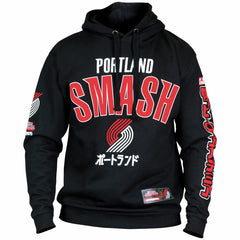 NBA - Portland Trail Blazers Hyperfly Unisex NBA x My Hero Academia All Might Smash Pullover Hoodie - Black