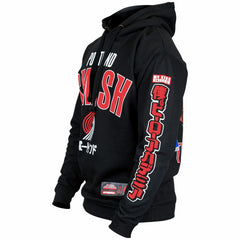 NBA - Portland Trail Blazers Hyperfly Unisex NBA x My Hero Academia All Might Smash Pullover Hoodie - Black