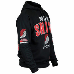 NBA - Portland Trail Blazers Hyperfly Unisex NBA x My Hero Academia All Might Smash Pullover Hoodie - Black