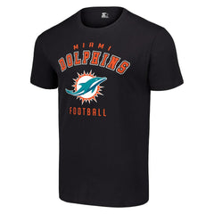 Miami Dolphins Starter Logo T-Shirt Black - NFL
