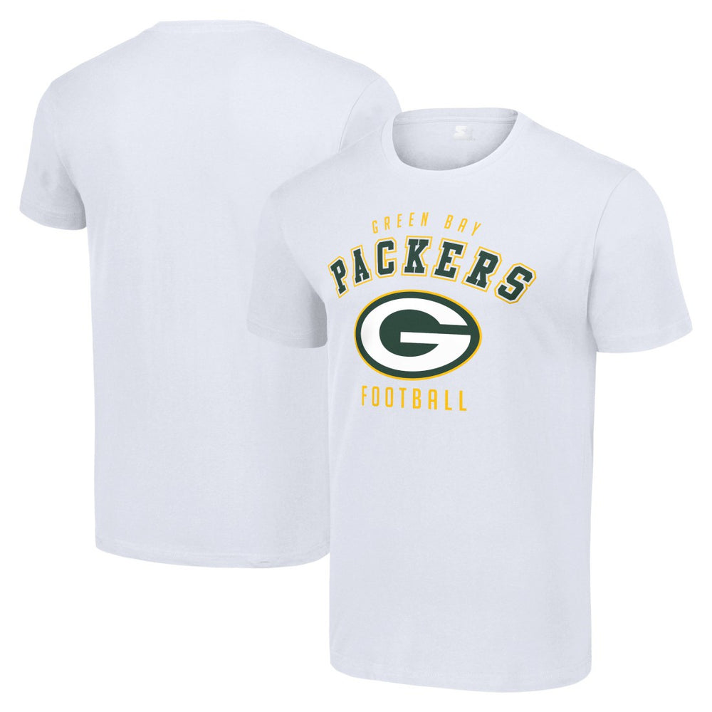 Green Bay Packers Starter Logo T-Shirt White - NFL