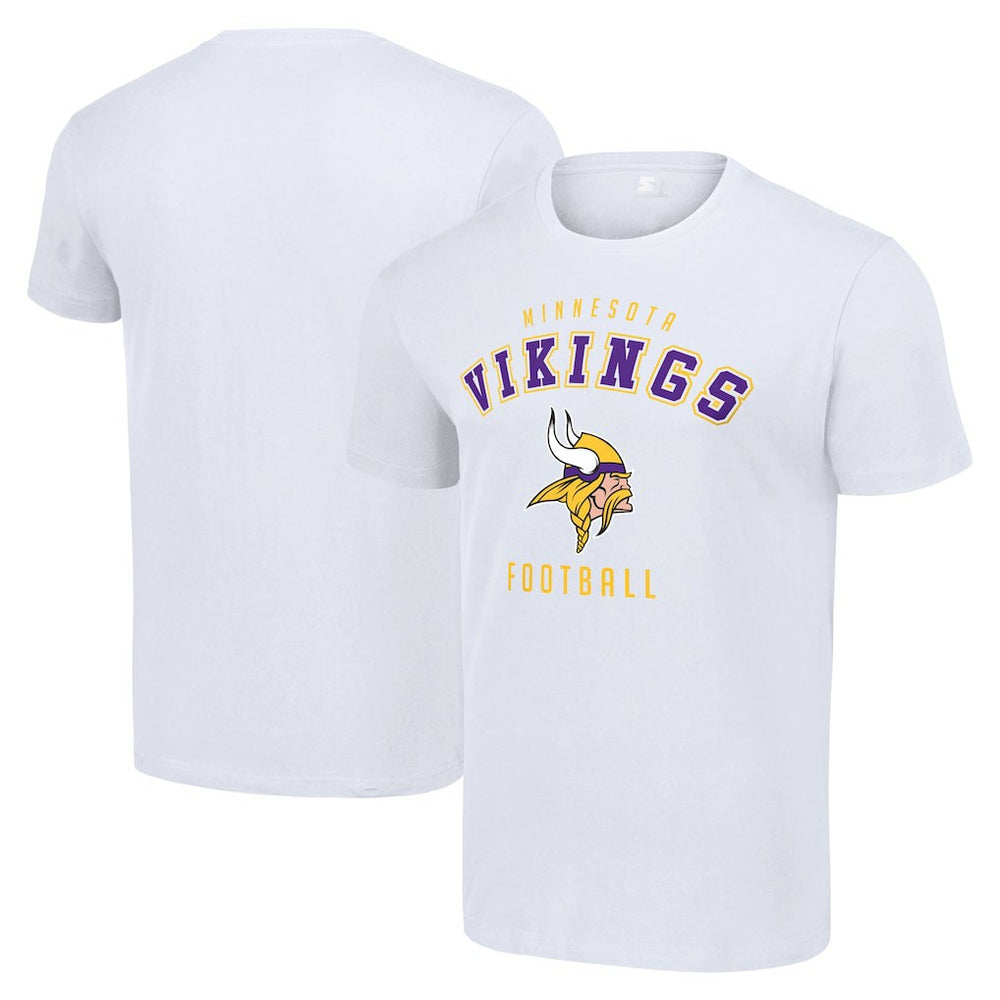 Minnesota Vikings Starter Logo T-Shirt White - NFL