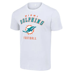 Miami Dolphins Starter Logo T-Shirt White - NFL