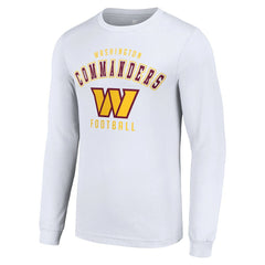 Washington Commanders Starter Long Sleeve T-Shirt White - NFL