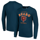 Chicago Bears Starter Long Sleeve T-Shirt Navy - NFL