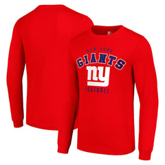 New York Giants Starter Long Sleeve T-Shirt Red - NFL