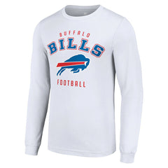 Buffalo Bills Starter Long Sleeve T-Shirt White - NFL
