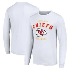 Kansas City Chiefs Starter Long Sleeve T-Shirt White - NFL