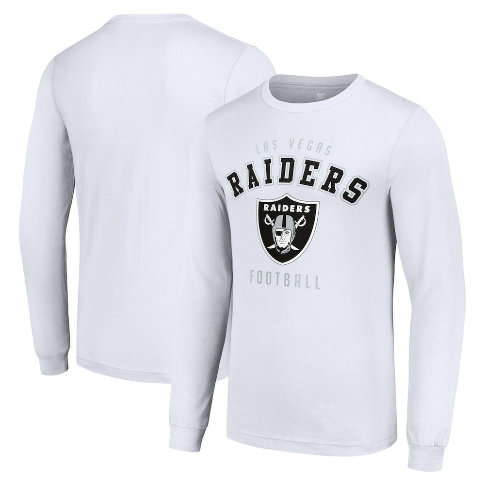 Las Vegas Raiders Starter Long Sleeve T-Shirt White - NFL
