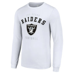 Las Vegas Raiders Starter Long Sleeve T-Shirt White - NFL