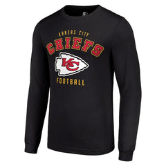 Kansas City Chiefs Starter Long Sleeve T-Shirt Black - NFL