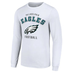 Philadelphia Eagles Starter Long Sleeve T-Shirt White - NFL