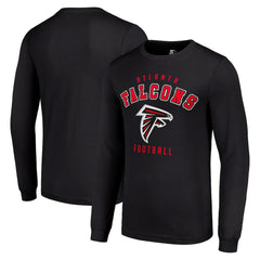 Atlanta Falcons Starter Long Sleeve T-Shirt Black - NFL