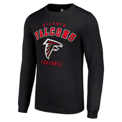 Atlanta Falcons Starter Long Sleeve T-Shirt Black - NFL