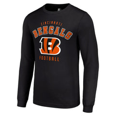 Cincinnati Bengals Starter Long Sleeve T-Shirt Black - NFL