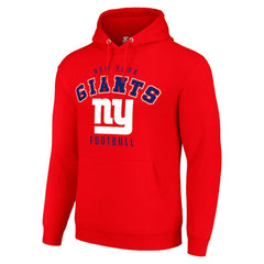 New York Giants Starter Unisex Logo Pullover Hoodie Red - NFL