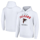 Atlanta Falcons Starter Unisex Logo Pullover Hoodie White - NFL