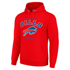 Buffalo Bills Starter Unisex Logo Pullover Hoodie Red - NFL