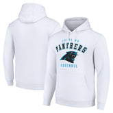 Carolina Panthers Starter Unisex Logo Pullover Hoodie White - NFL