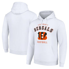 Cincinnati Bengals Starter Unisex Logo Pullover Hoodie White - NFL