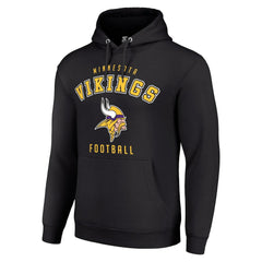 Minnesota Vikings Starter Unisex Logo Pullover Hoodie Black - NFL