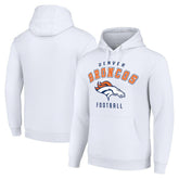 Denver Broncos Starter Unisex Logo Pullover Hoodie White - NFL
