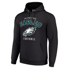 Philadelphia Eagles Starter Unisex Logo Pullover Hoodie Black - NFL