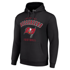 Tampa Bay Buccaneers Starter Unisex Logo Pullover Hoodie Black - NFL