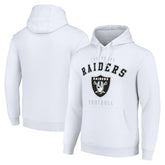 Las Vegas Raiders Starter Unisex Logo Pullover Hoodie White - NFL