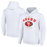 San Francisco 49ers Starter Unisex Logo Pullover Hoodie White - NFL